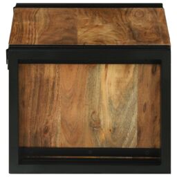 Berkfield Home Wine Rack 46x35x27.5 cm Solid Acacia Wood in Brown - thumbnail 5