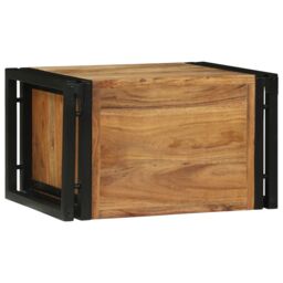 Berkfield Home Wine Rack 46x35x27.5 cm Solid Acacia Wood in Brown - thumbnail 6