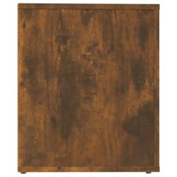 Berkfield Home Bedside Cabinet Smoked Oak 50x39x47 cm in Brown - Size: 50 x 39 x 47 cm - thumbnail 6