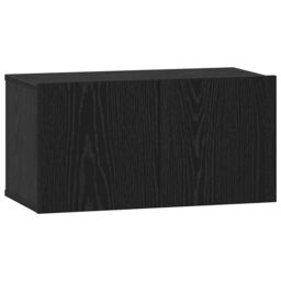 Berkfield Home TV Cabinet Set 6 pcs Black oak 60 x 30 x 30 cm Engineered wood - thumbnail 5