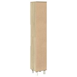 Berkfield Home Bathroom Cabinet Sonoma Oak 30.5x30x179 cm Engineered Wood in Light Brown - thumbnail 6