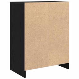 Berkfield Home Sideboard Black Oak 57x34x76 cm Engineered Wood - Size: 57 x 34 x 76 cm - thumbnail 8