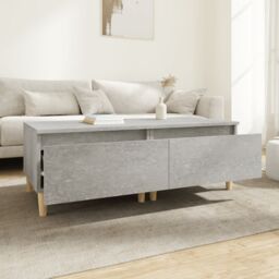 Berkfield Home Side Tables 2 pcs Concrete Grey 50x46x35 cm Engineered Wood - Size: 50 x 46 x 35 cm - thumbnail 3