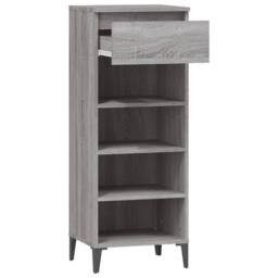 Berkfield Home Shoe Rack Grey Sonoma 40x36x105 cm Engineered Wood - Size: 40 x 36 x 105 cm - thumbnail 5