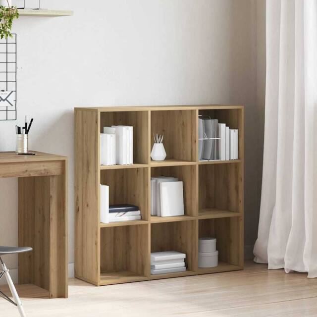 Berkfield Home Classic Book Cabinet Artisan Oak 98x29x97.5 cm in Brown - image 1