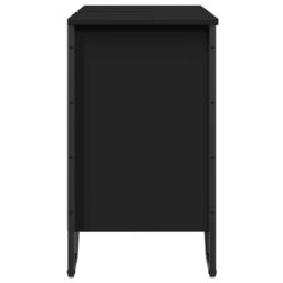 Berkfield Home Bathroom Sink Cabinet Black 60x35x60 cm Engineered Wood - Size: 60 x 35 x 60 cm - thumbnail 5