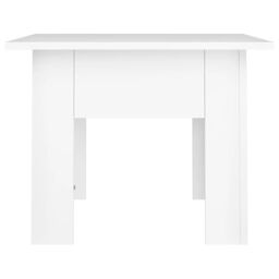 Berkfield Home Coffee Table White 55x55x42 cm Engineered Wood - Size: 55 x 55 x 42 cm - thumbnail 5