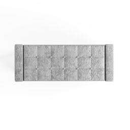 GFW Verona Crushed Velvet Storage Ottoman Bench in Silver - thumbnail 8