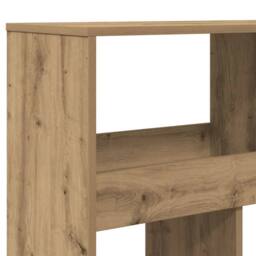 Berkfield Home Bookcase Artisan Oak 100x33x187.5 cm Engineered Wood in Brown - thumbnail 7