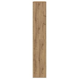 Berkfield Home Bookcase Artisan Oak 100x33x187.5 cm Engineered Wood in Brown - thumbnail 5