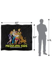 Warner Brothers Scooby Doo Officially Licensed Silky Touch Super Soft Throw Blanket 152 x 127 cm in White - thumbnail 5