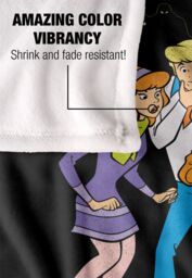 Warner Brothers Scooby Doo Officially Licensed Silky Touch Super Soft Throw Blanket 152 x 127 cm in White - thumbnail 4