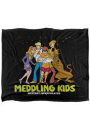 Warner Brothers Scooby Doo Officially Licensed Silky Touch Super Soft Throw Blanket 152 x 127 cm in White - thumbnail 1