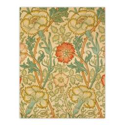 "Artery8 Pink Carnations & Roses W. Morris Vintage Wall Art Print Poster - Size: W24"" x H32""" - thumbnail 1