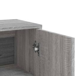 Berkfield Home Sideboard Grey Sonoma 60x31x84 cm Engineered Wood - Size: 60 x 31 x 84 cm - thumbnail 8