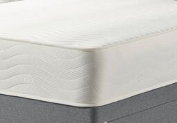 Somnior Galaxy Sprung Memory Foam Divan Bed with Headboard In Linen Fabric in Dark Grey - Size: Super King - thumbnail 4