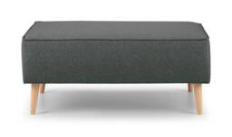 The Great Sofa Company Ailis Footstool Faro Slate in Dark Grey - thumbnail 3