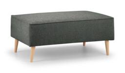 The Great Sofa Company Ailis Footstool Faro Slate in Dark Grey - thumbnail 2