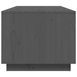 Berkfield Home Coffee Table Grey 100x50x41 cm Solid Wood Pine - Size: 100 x 50 x 41 cm - thumbnail 7