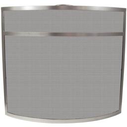 Home Discount Fire Vida Buckton Fire Guard Nickel Fireplace Shield Protector in Grey - thumbnail 7