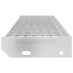 Berkfield Home Grate Step 100x24x7 cm Galvanised Steel in Silver - Size: Medium - thumbnail 5