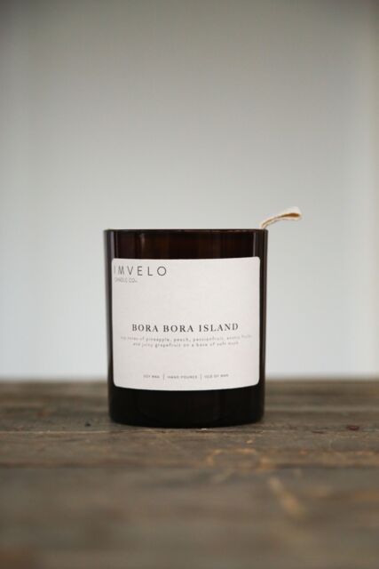 Imvelo Candle Co Signature Candle - Bora Bora Island in Amber - image 1