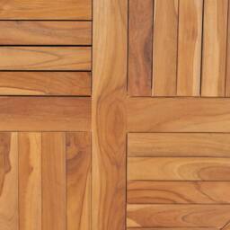 Berkfield Home Table Top Solid Teak Wood Round 2.5 cm 80 cm in Brown - thumbnail 6