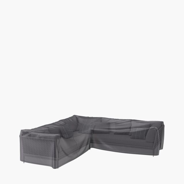 Ruma AeroCover Outdoor L-Shaped Sofa Left Hand W355xW275xD100xH70 in Dark Grey - Size: 1 Pack - image 1