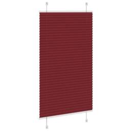 Berkfield Home Pleated Blind Bordeaux Red 70x150 cm Fabric Width 69.4 cm Polyester - thumbnail 4