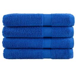 Berkfield Home Premium Sauna Towels SOLUND 4pcs Blue 80x200cm 600gsm - thumbnail 2