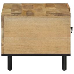 Berkfield Home Coffee Table 80x50x40 cm Solid Wood Mango in Brown - Size: 80 x 50 x 40 cm - thumbnail 6