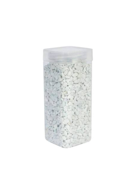 KDMD 4-6mm White Pebbles in Square Jar 900gr 3 Pack - image 1