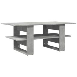 Berkfield Home Coffee Table Concrete Grey 102x55x42 cm Engineered Wood - Size: 102 x 55 x 42 cm - thumbnail 5