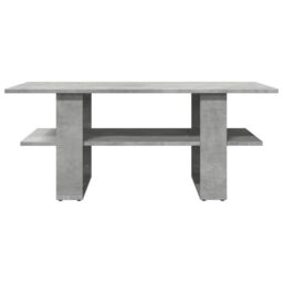 Berkfield Home Coffee Table Concrete Grey 102x55x42 cm Engineered Wood - Size: 102 x 55 x 42 cm - thumbnail 3