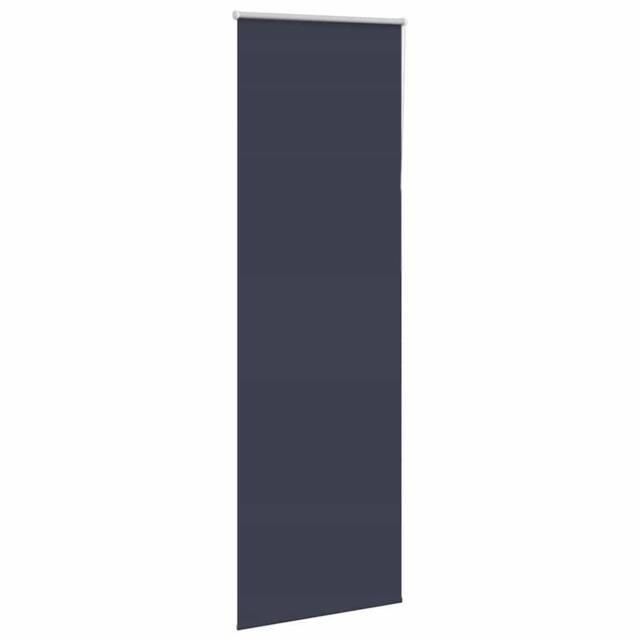 Berkfield Home Roller Blind Blackout Marine 75x230 cm Fabric Width 70.7 cm Polyester in Blue - image 1