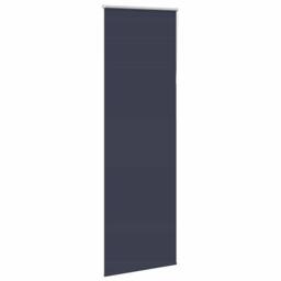 Berkfield Home Roller Blind Blackout Marine 75x230 cm Fabric Width 70.7 cm Polyester in Blue - thumbnail 1