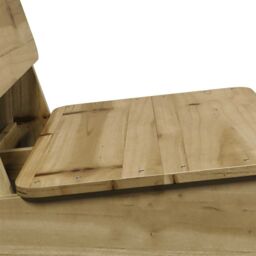 Berkfield Home Garden Chairs 2 pcs 60x64x70.5 cm Impregnated Wood Pine in Brown - thumbnail 7