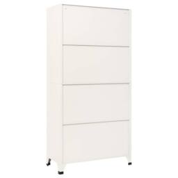 Berkfield Home Locker Cabinet Grey & Blue 90x40x180 cm Steel - Size: 90 x 40 x 180 cm - thumbnail 5