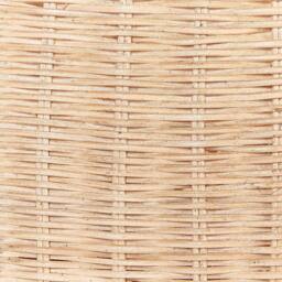 Wyld and Coco Wicker Giraffe Basket Natural Rattan Toy Hamper - thumbnail 9