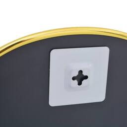 Berkfield Home Wall Mirror Gold 40x30 cm - thumbnail 6