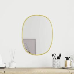 Berkfield Home Wall Mirror Gold 40x30 cm - thumbnail 2