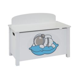 Liberty House Toys Space Wooden Toy Box in White - thumbnail 4