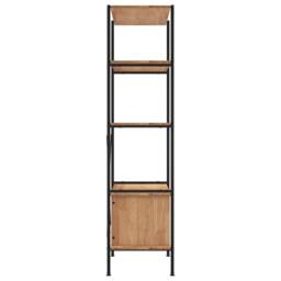Berkfield Home Bathroom Cabinet with Shelf with Storage with Door Brown 38 x 33.… - thumbnail 5