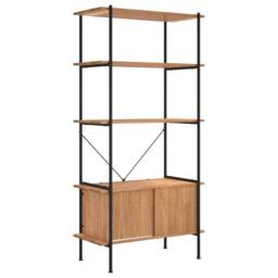 Berkfield Home Bathroom Cabinet with Shelf with Storage with Door Brown 38 x 33.…