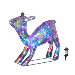 Samuel Alexander 40cm Light up Iridescent DreamLights Christmas Fawn with 100 White LEDs - thumbnail 8