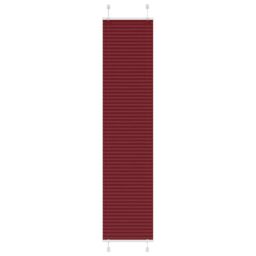 Berkfield Home Pleated Blind Bordeaux Red 50x200 cm Fabric Width 49.4 cm Polyester