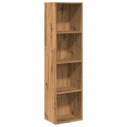 Berkfield Home Bookcase Artisian Oak 40x30x152 cm Engineered Wood in Brown - Size: 40 x 30 x 152 cm - thumbnail 2