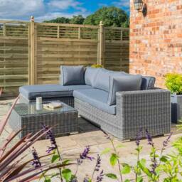 Rowlinsons Vienna Lounger Set - Aluminium - L240 x W160 x H74 cm - Grey - thumbnail 2