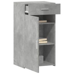 Berkfield Home Sideboard Concrete Grey 50x42.5x93 cm Engineered Wood - thumbnail 3