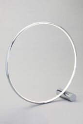 BHS Lighting Sola Floor Lamp in Metallic Silver - thumbnail 1